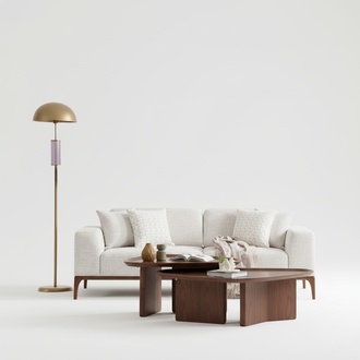 Sofa 3 Sitzer Luxus Design Sofas Polster Moderne Sitz Stoff Neu Möbel Couch