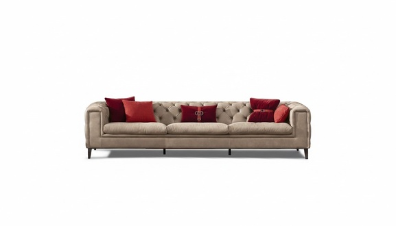 Sofa 4 Sitzer Ledersofas Luxus Designer Couch Neu Sofa Luxus Chesterfield Neu