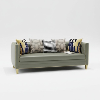 Sofa Couch Polster Sitz Set Garnitur Leder Sofas Couchen 3+2+2 Chesterfield Neu