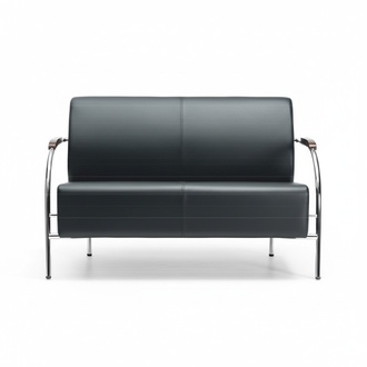 Sofa Design Sofas Couch Polster 2 Sitzer Sofas Schwarz Couchen Sitz Stoff
