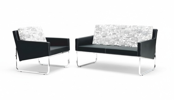 Sofa Designer Sofa 2 Sitzer Modern Sessel Couch Polster Sofas Designsofa Sitz