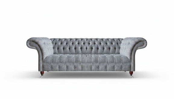 Sofa Dreisitze Couch Design Sitz Möbel Chesterfield Modern Wohnzimmer