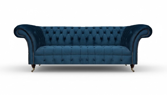 Sofa Dreisitze Couch Wohnzimmer Polstersofa Sitzmöbel Möbel Polster Chesterfield