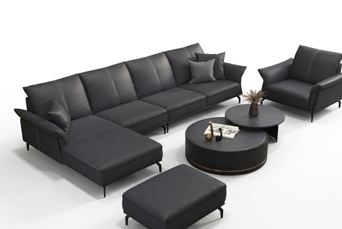 Sofa Ecksofa L Form Sessel Couchtisch Hocker Ecksofa 3tlg. Modernes