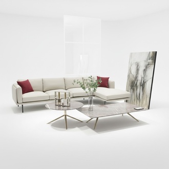 Sofa Garnitur Italien Leder Eck Couch Sitz Landschaft L Form Luxus Wohn