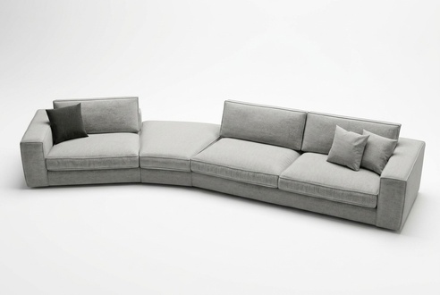 Ecksofa in modernem Design Eine einfache Lösung für Gemütlichkeit