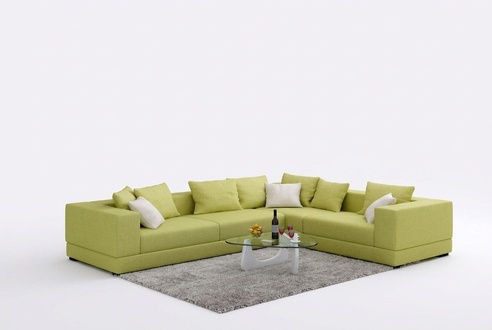 Sofa Modernes Polster Textil Couch Design Ecksofa Couchen Stoff