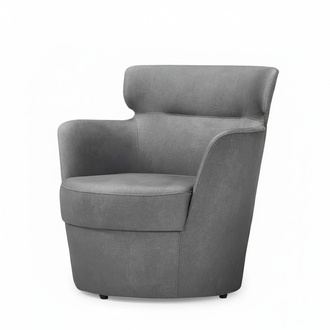 Sofa Sessel Relaxsessel Polstersessel Couch Lounge Büro Hotel Club Grau