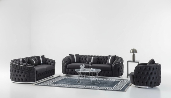 Sofa-Set Eine Atmosphäre visueller Harmonie und Modernität