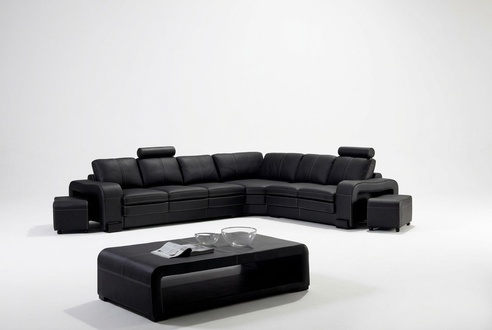 Sofa Set Sitzecke Polster Garnitur Wohnlandschaft Ecksofa Hocker