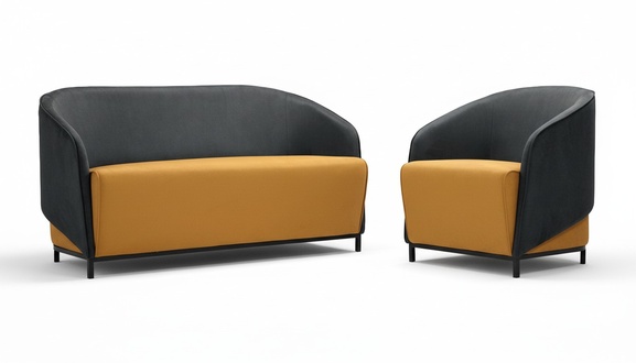 Sofagarnitur 2+1 Sitz Sofa Sofas Sessel Luxus Set Design Couch