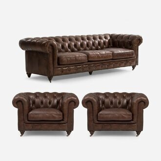 Sofagarnitur 3+1 Sitzer Couch Polster Sitz Chesterfield Couchen Textil