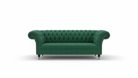 Sofagarnitur 3+2+1,5 Sitzer Set Design Sofas Polster Couchen Samt Chesterfield