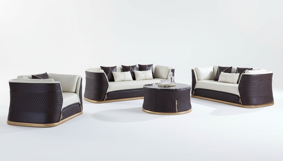 Sofagarnitur 321 Sitzer Set Design Sofa Polster Couchen Modern Luxus neu