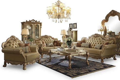 Sofagarnitur 3+2+1 Sitzer Sofa Couch Polster Garnitur Couchen Chesterfield