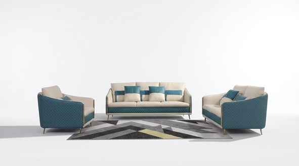 Sofagarnitur 3+2+1 Sitzer Sofa Sitz Couch Moderne Polster Garnitur Couchen