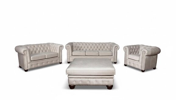 Sofagarnitur 3+2+1 Sitzer Sofa Sitz Couch Polster Garnitur Klassische Couchen