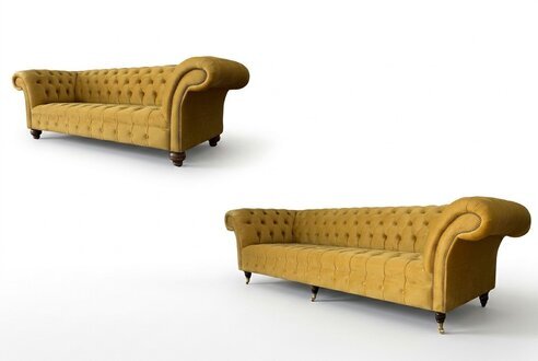 Sofagarnitur 3+2 Sitzer Set Design Sofas Polster Couchen Chesterfield