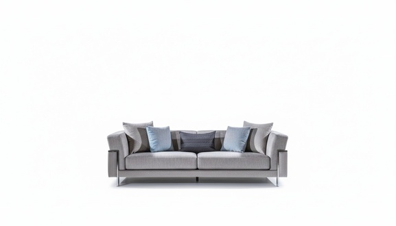 Sofagarnitur 3+3+1 Anrichte Spiegel Couchtisch Sitzer Garnitur Design