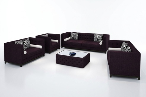 Sofagarnitur Ledersofa Sofa Couchen Sitzer Set Sofa Polster Couch 4tlg Sessel