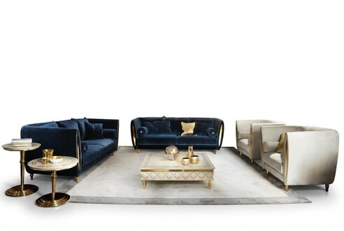 Sofagarnitur Sofa Couch 3 Sitzer (ohne 2+1) Designer Möbel Classisch