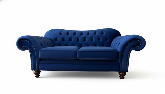 Sofas Chesterfield Design Sofa 2 Sitzer Couch Luxus Klassische Textil