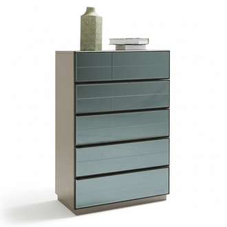 Spiegel Front Kommode Schränke Grauer Hochschrank Spiegel Sideboard Luxus design