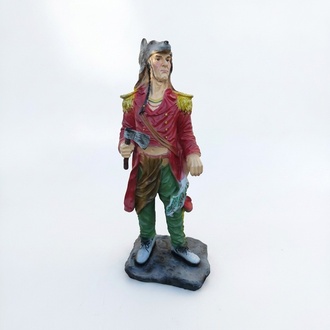 Statue Skulptur Holzfäller 75 cm Figur Statuen Skulpturen Hand bemalte