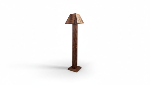 Stehleuchte Luxus Echtholz Lampe Stand Leuchten Stehlampe Leuchte Lampen Luxus