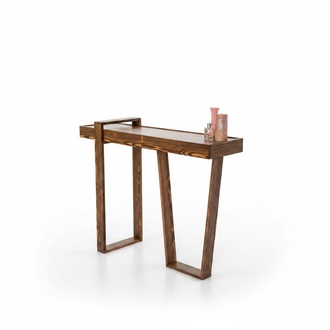 Stilvoll Hochwertig Konsolentisch Braun Wohnzimmer Konsole Modern Designer
