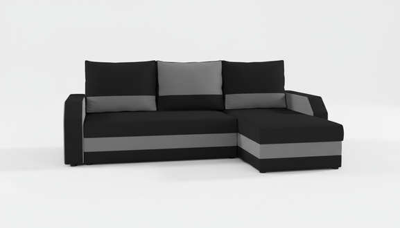 Stoff L-Form Couch Wohnlandschaft Ecksofa Garnitur Modern Design Sofa Couchen