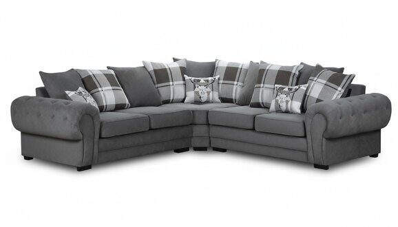Stoffsofa Luxus Stoff Eckgarnitur Wohnzimmer Ecksofa Sofas L-Form Sofa Ecke