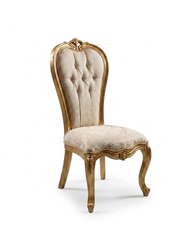 6x Stühle Set Komplett Art déco Stil Design Chesterfield Stühle Textil