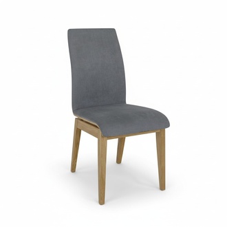 Stuhl Lehnstuhl Polster Stühle Massiv Holz Textil Holz Sessel Leder Neu Lounge