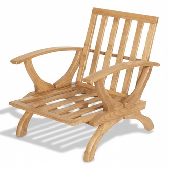 Stuhl Sessel Naturholzstuhl Stühle Relax Outdoor Möbel Garten Balkon Sessel