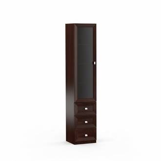 System Büro Deko Möbel Vitrine Aktenschrank Regale Klassischer Holz Schrank