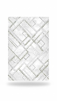 Teppich Bodenteppich Wohnzimmerteppich Kurzflor Abstrakter Muster Grau Teppiche