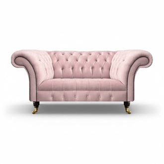 Textil Sofa Couch Polster Moderne Zweisitzer Sofas Chesterfield Wohnzimmer