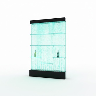 Theke Regale Designer Beleuchtet Led Wasser Wand Bar Regal Säule