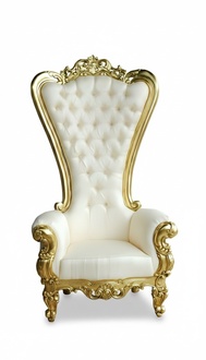 Thron Sessel Königlicher Polster Chesterfield Samt 1 Sitzer Antik Stil Stühle