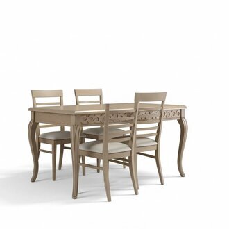 Tisch Design Stühle 5tlg Esszimmer Holz Tische Essgruppe Set Gruppe