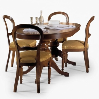 Tisch Holztisch Barock Rokoko Esszimmer Königlicher Esstisch Klassischer Tisch