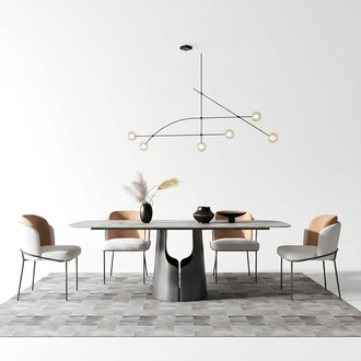 Tisch Moderner Esstisch Marmor Design Holztisch Wohn Tische Ess Zimmer
