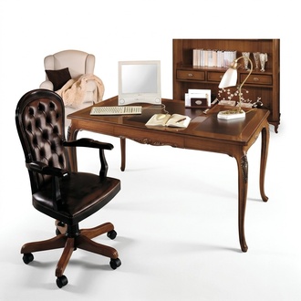 Tisch Schreibtisch Sekretär Schreibtische Italienische Möbel Büro Holz Tische