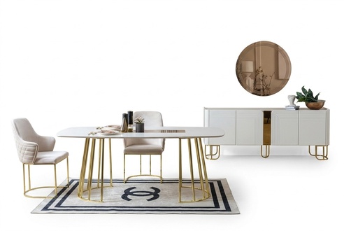 Tisch Stühle 7tlg Esszimmer Holztisch Esszimmer Set Gruppe Design