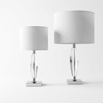 Tischlampe Kristallkronleuchter klassische Beleuchtung Tischbeleuchtung