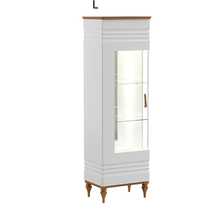 Hochanrichte Holz Glas Kommode Vitrine Kommoden Vitrinen Kommodenschrank