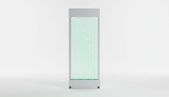 Trennwand Regal Schrank Wasserwand Säule Wände LED 100x200