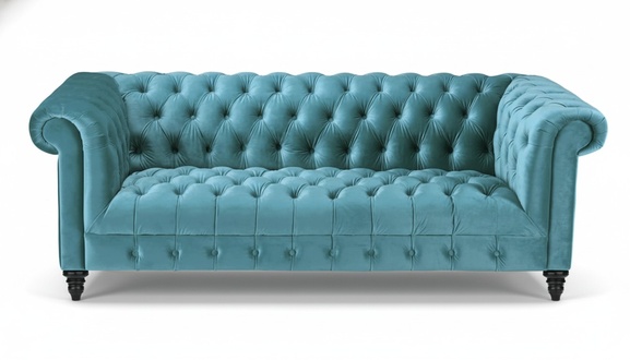 Turkis Chesterfield Wohnzimmer Modern Design Couchen Sofa Kreative Möbel Stoff