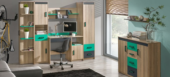 Wandregal Modern Hängeregal Lounge Bücherregal Bücher Kinderzimmer Regal